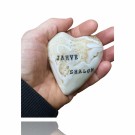 Hjertet er i medium størrelse. Se skulptur info ang mål. thumbnail