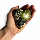 Medium bønnehjerte. Alle bildene er for å illustrerer, alle hjertene er unike, form, farge og mønster variere i stor grad. thumbnail