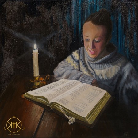 Hun som leser, Barnekåret III, Liten
