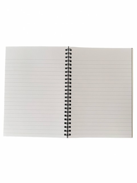 A5 format, linjerte ark, 60 sider, tykt papir