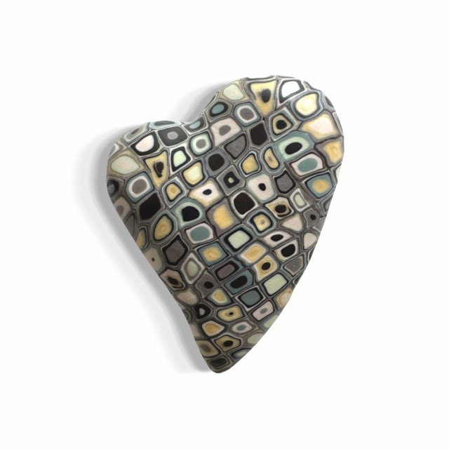 Alle bildene er for å illustrerer, alle hjertene er unike, form, farge og mønster variere i stor grad.